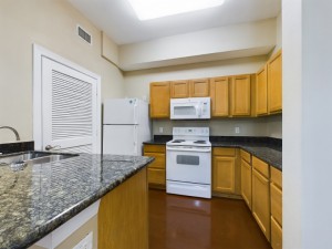 Apartments in Baton Rouge, LA - One Bedroom Apartment - Kitchen with Granite Counter Tops - Bienville 4111